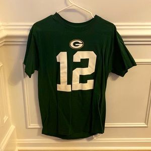 FANATICS GREEN BAY PACKERS AARON RODGERS NAME & NUMBER T-SHIRT